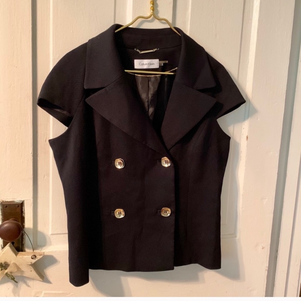Calvin Klein dark navy suit top 14